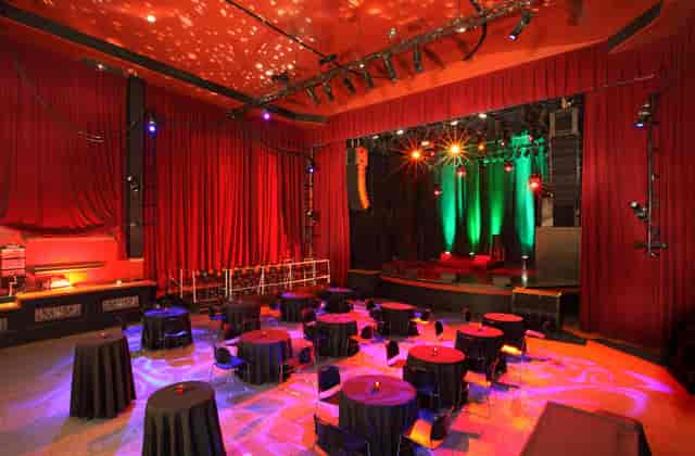 Gramercy Theatre event space with elegant seating, ideal for gatherings and performances.