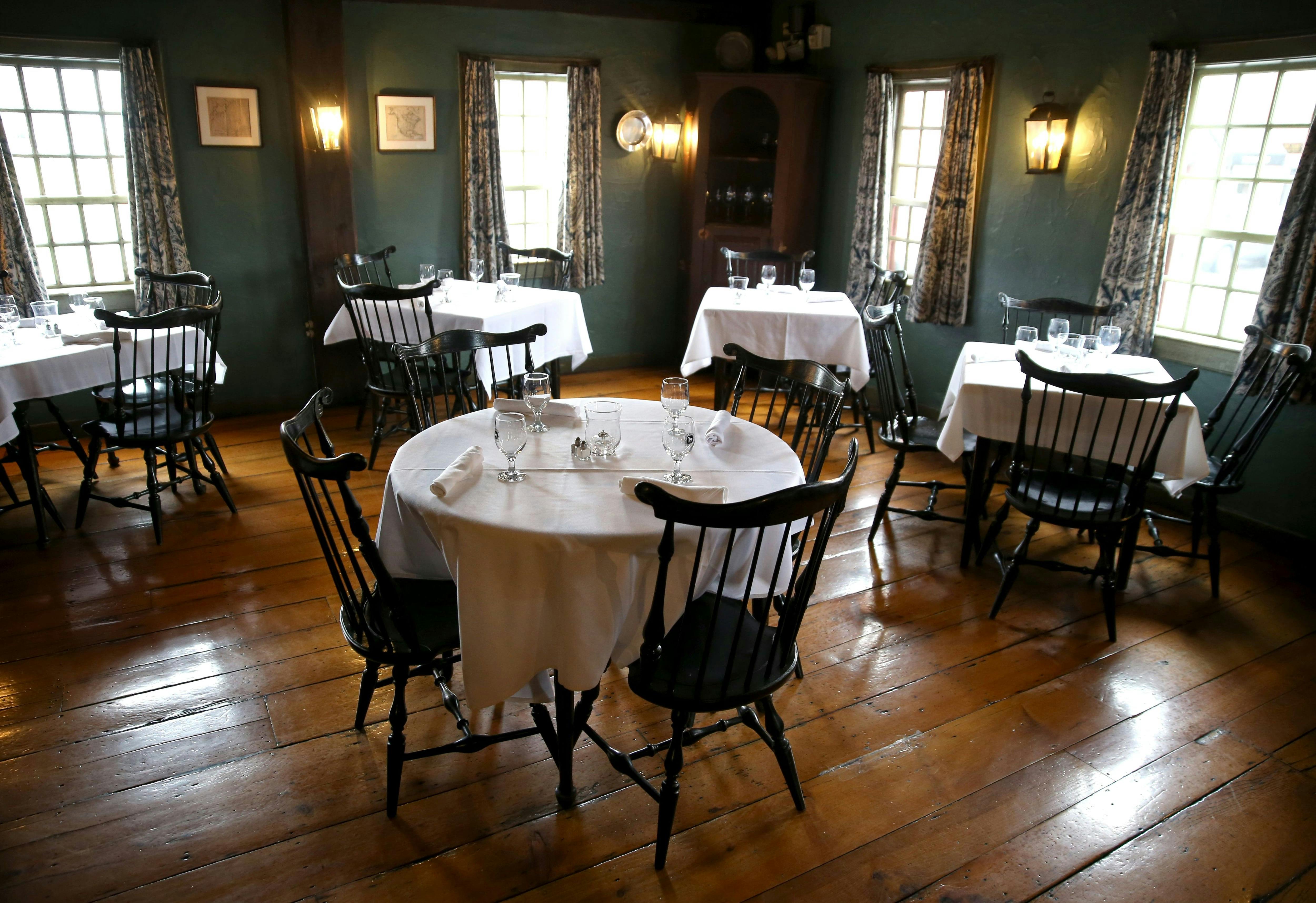 Intimate 3rd floor bar at White Horse Tavern, ideal for private events and meetings.