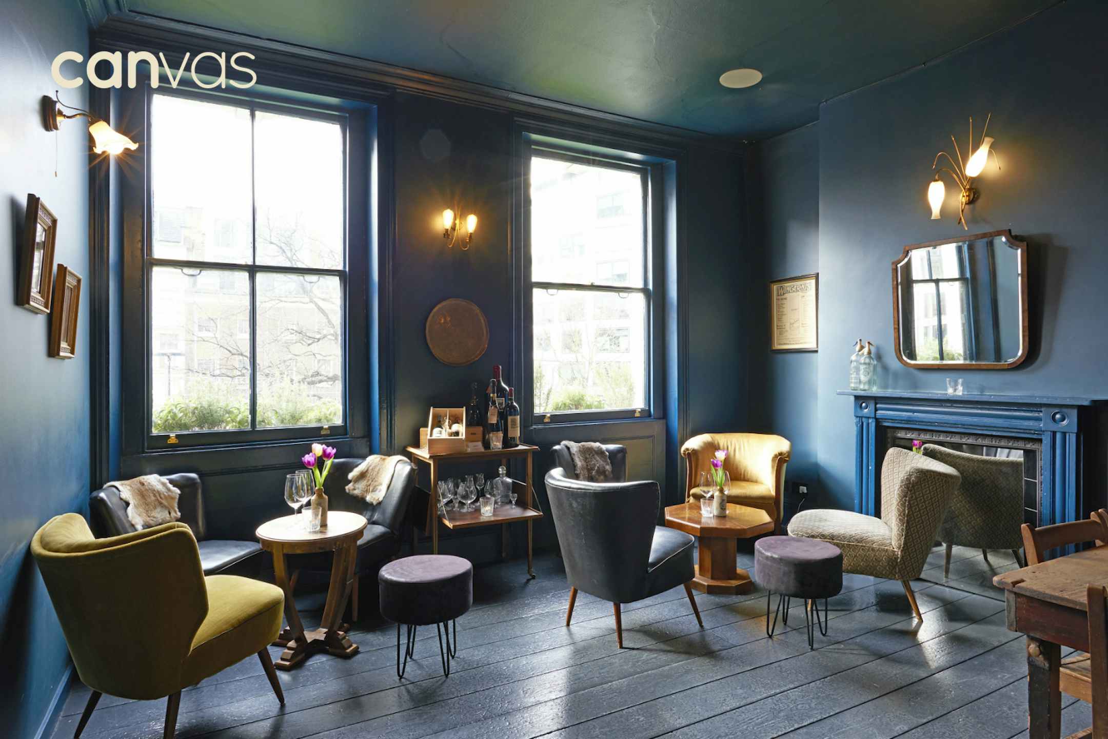 Intimate first floor function room at The Fox Public House, ideal for workshops and meetings.
