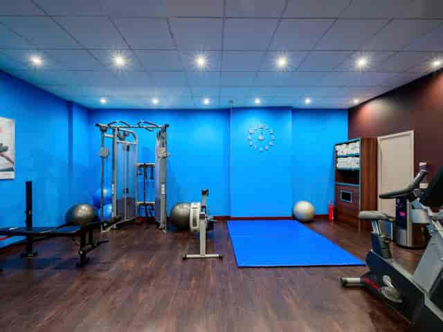 Modern fitness room at Novotel Birmingham Centre, ideal for wellness events and activities.