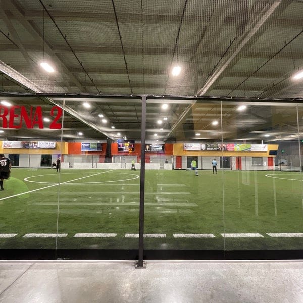 Indoor soccer arena at Silver Creek Sportsplex for corporate events and team-building.