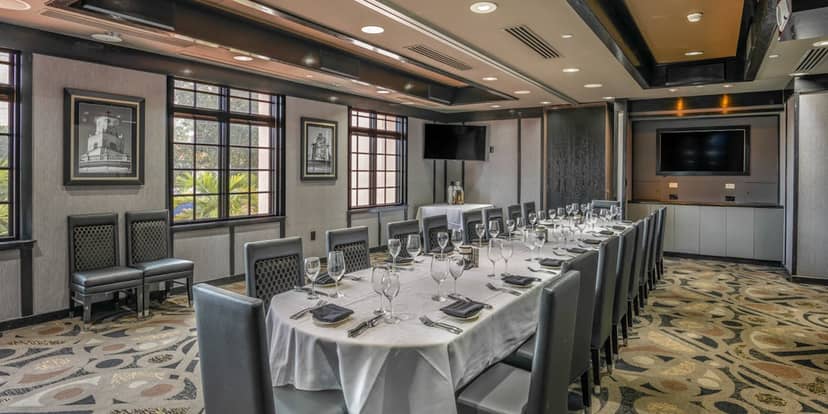 Private dining room at Morton's The Steakhouse, ideal for corporate events and meetings.