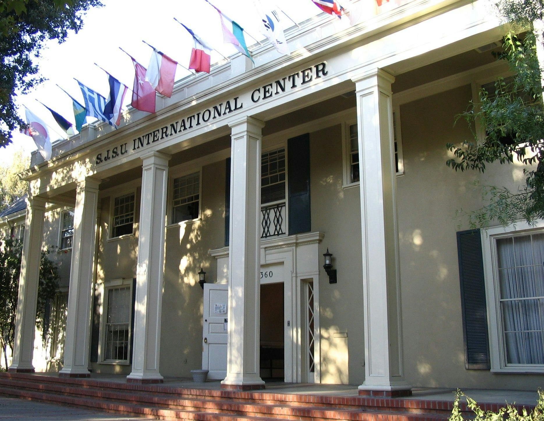 International House venue with classic architecture for global conferences and events.