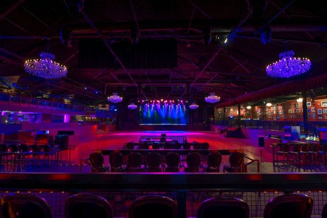 Balcony view of Fillmore Auditorium, ideal for concerts and corporate events.