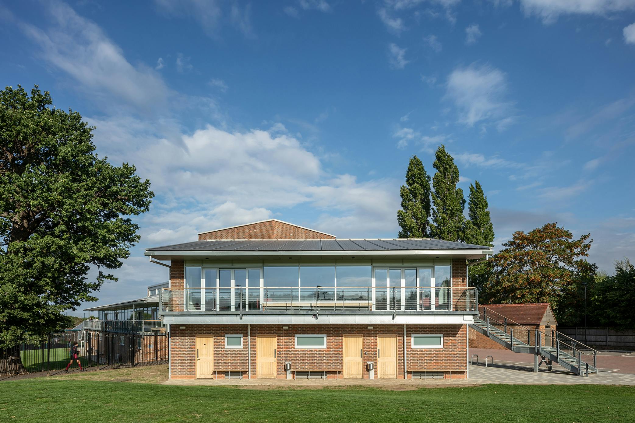 UCS New Pavilion Eve Lounge: modern venue with large windows for meetings and events.