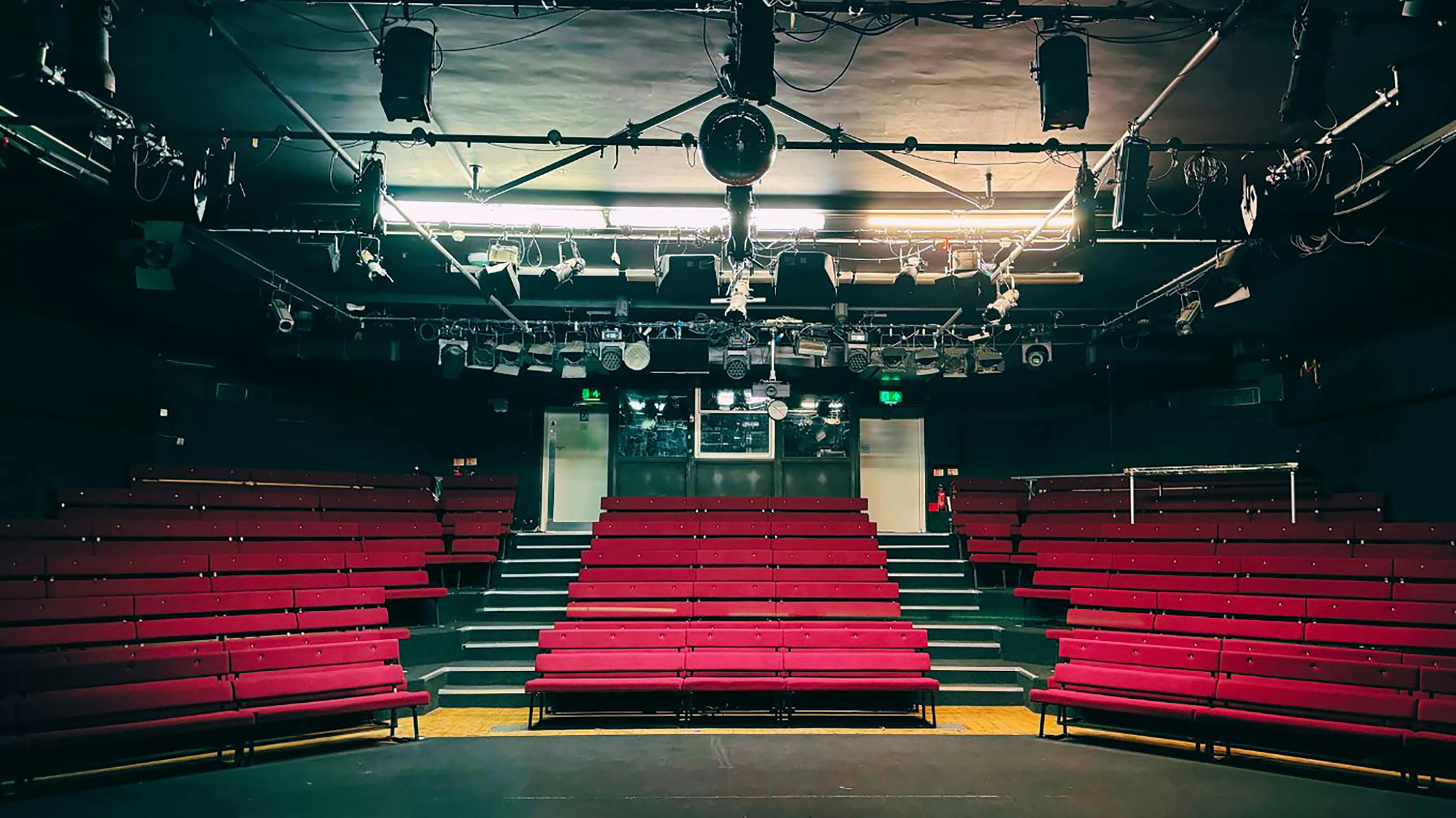 Lund Theatre at UCS Venues: tiered seating for events, presentations, and workshops.