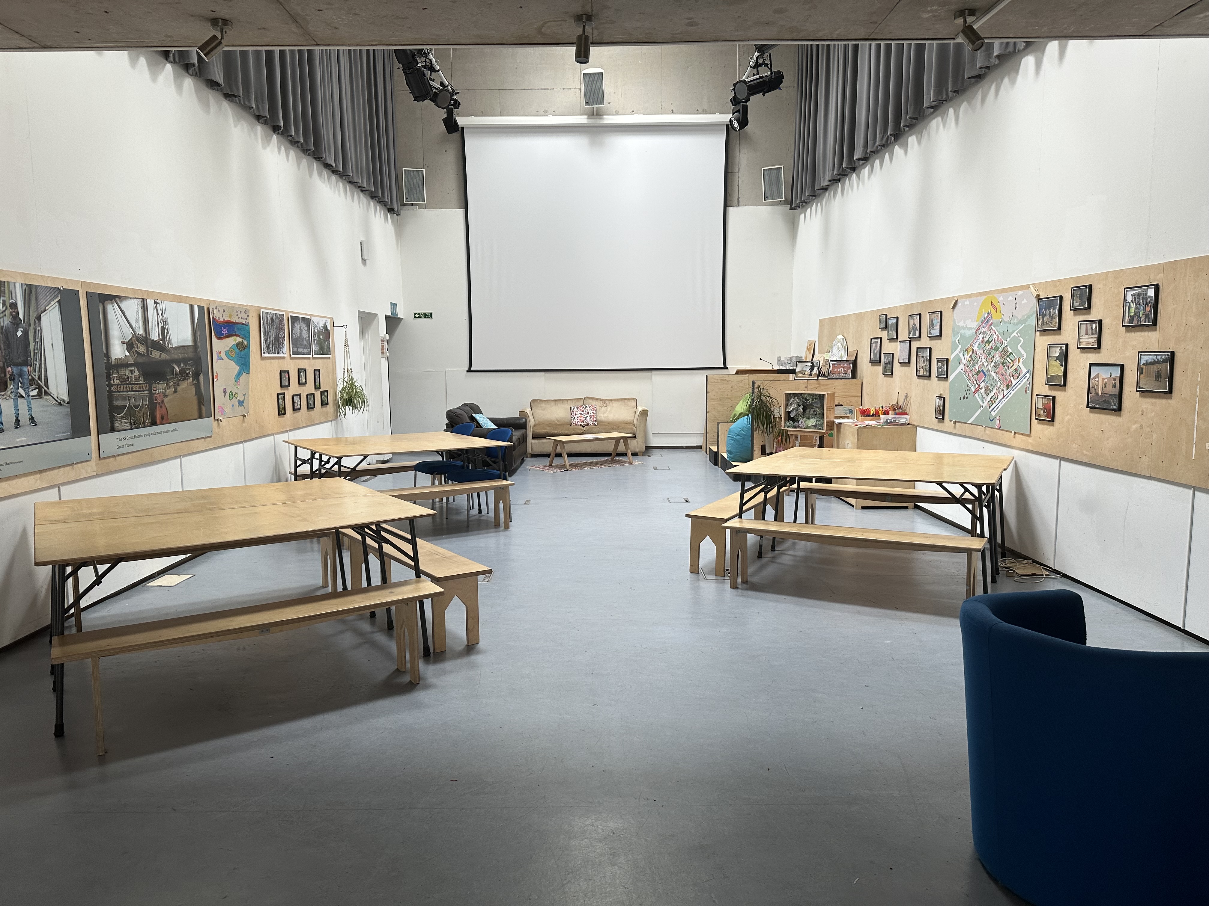 Versatile event space in Knowle West Media Centre, perfect for workshops and meetings. - Banner