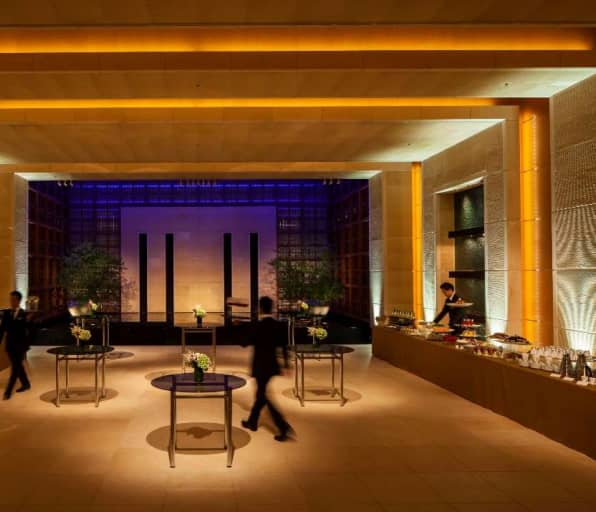 Elegant event space at Mandarin Oriental Tokyo, perfect for corporate events and gatherings.