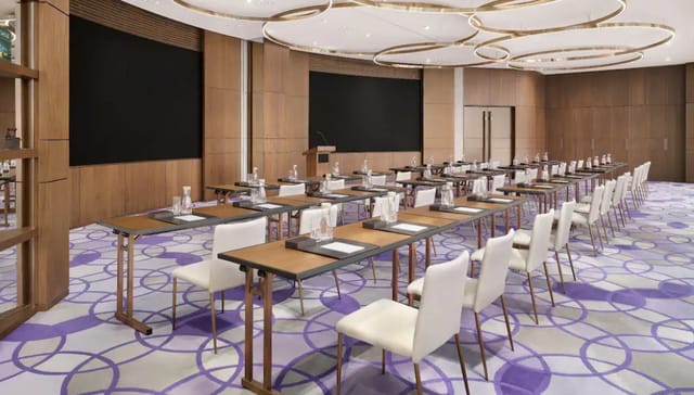 Modern meeting room at Park Hyatt Seoul, ideal for conferences and workshops.