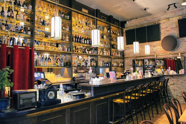 Negroni Vintage Room at Black Swan Bar, stylish setting for cocktail receptions and gatherings.