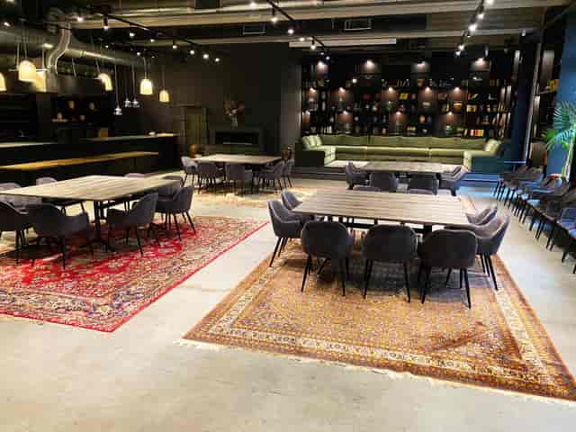Versatile event space in Twentysix Budapest with modern decor for meetings and gatherings.