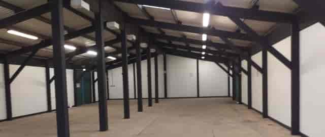 Exmoor 1 + 2 venue with high ceilings, ideal for trade shows and workshops.