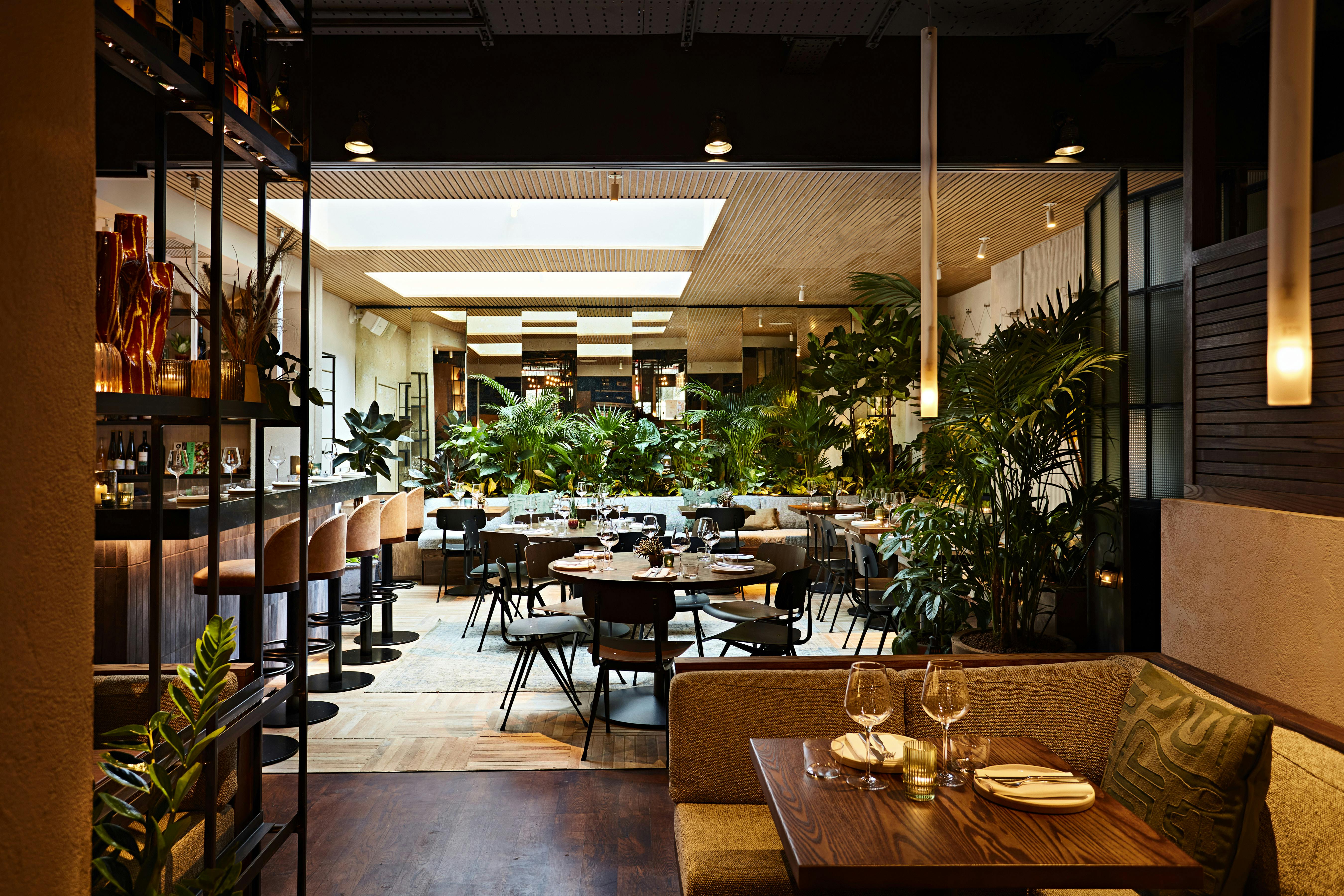 Stylish restaurant venue in Carmel Fitzrovia, perfect for events and gatherings.