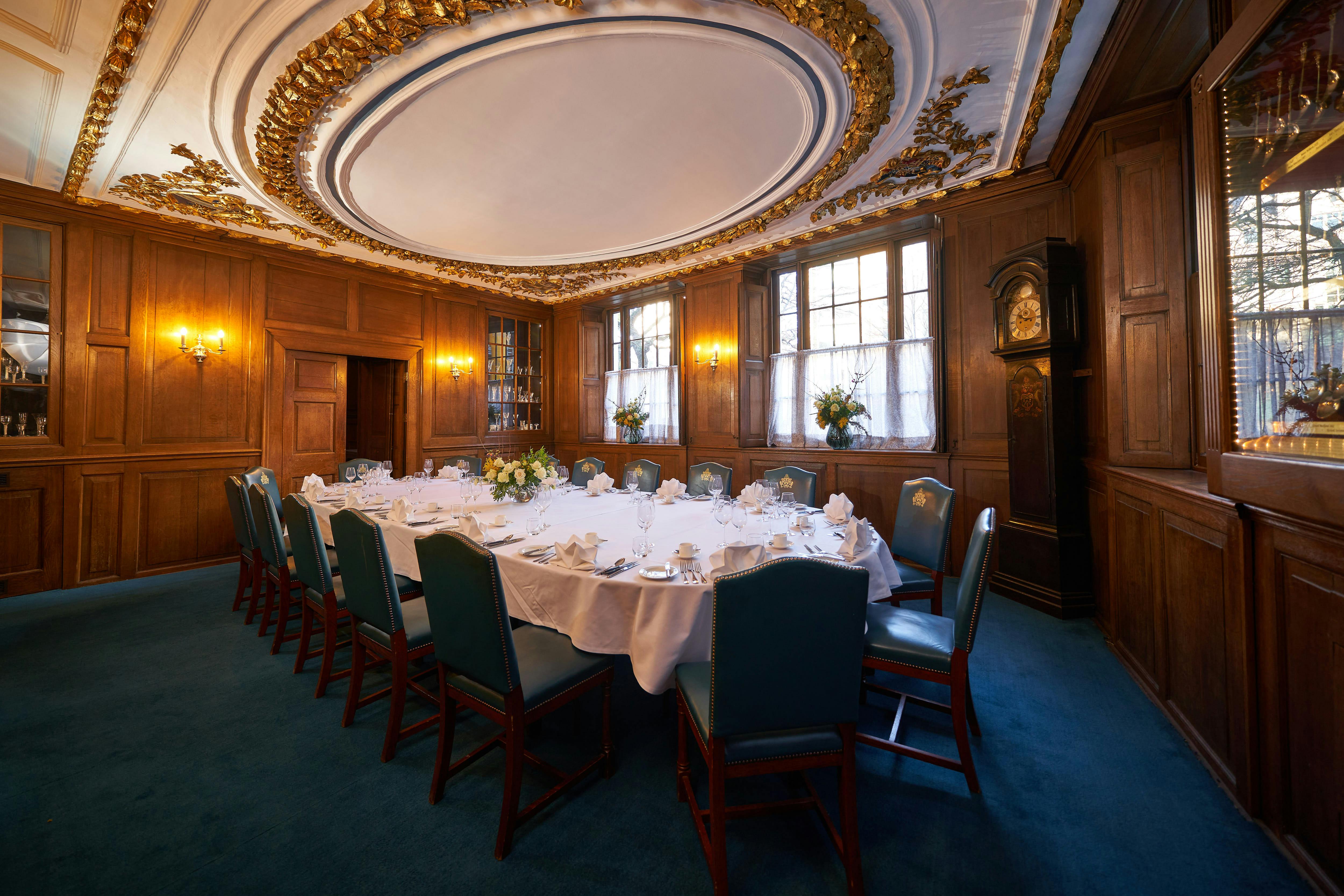 Old Court Room in Innholders' Hall, elegant meeting space for gatherings and discussions.