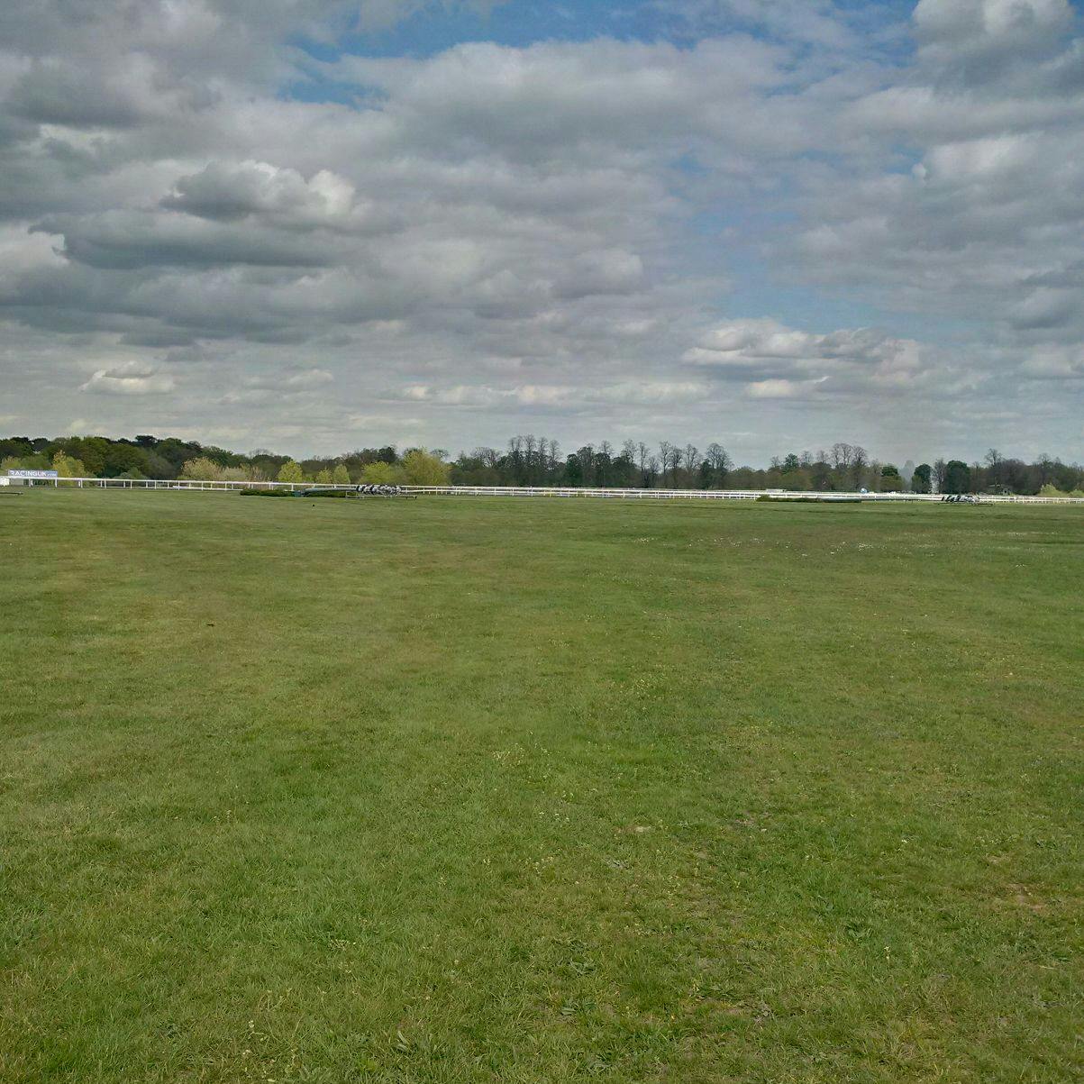 Kempton Park Racecourse outdoor venue with lush grass, ideal for events and festivals.