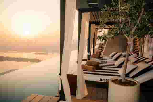 poolside oasis