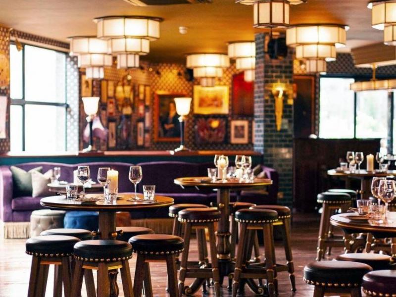 Stylish First Floor Bar at Cosy Club Brindleyplace, perfect for networking events. - Banner