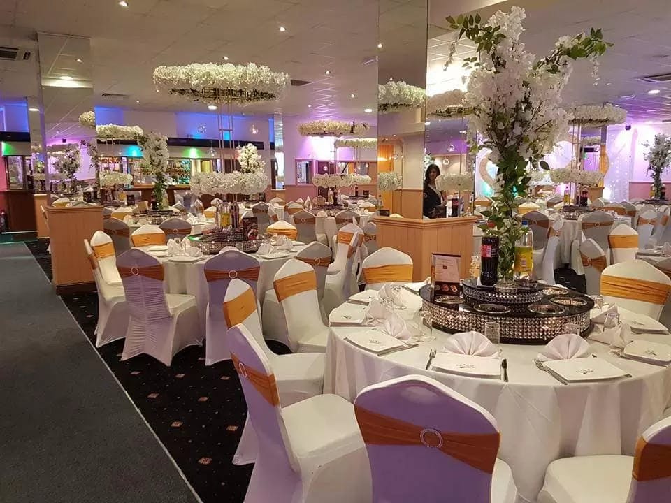 ICB-Balcony Suite with elegant table settings for weddings and events.