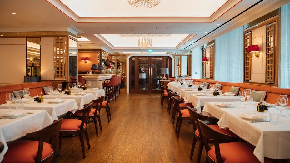 Elegant dining space at La Maison Ani, perfect for corporate events and private gatherings.