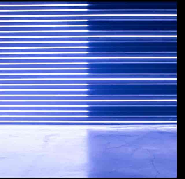 Sleek Elipse backdrop with striped design for modern events and presentations.