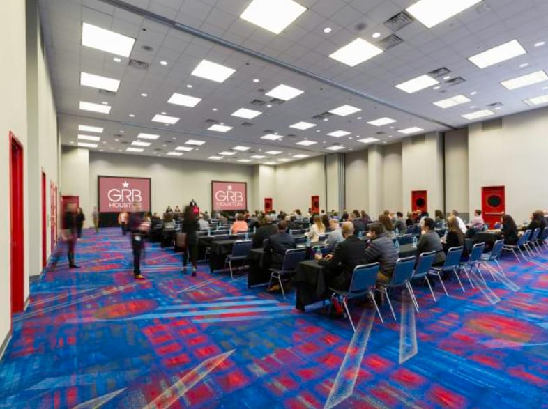 Meeting Room at George R. Brown Convention Center, spacious layout for conferences and events.