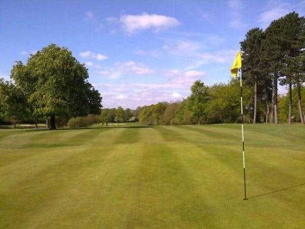 Short Game Area at Edgbaston Golf Club, ideal for corporate retreats and networking events.