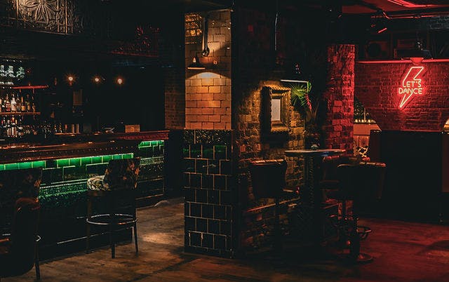 Stylish function room at The Oxford Market Club, ideal for networking and social events.