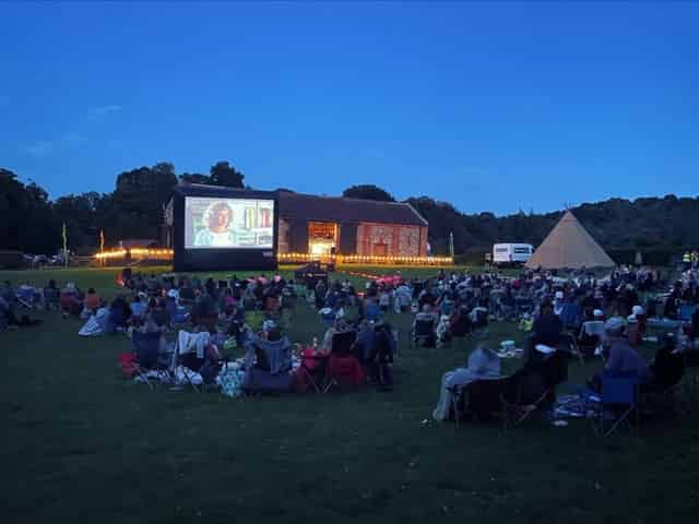 Outdoor Cinema - Wedding Marquee Hire