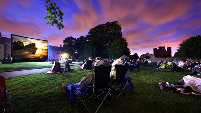 Outdoor Cinema - Wedding Marquee Hire