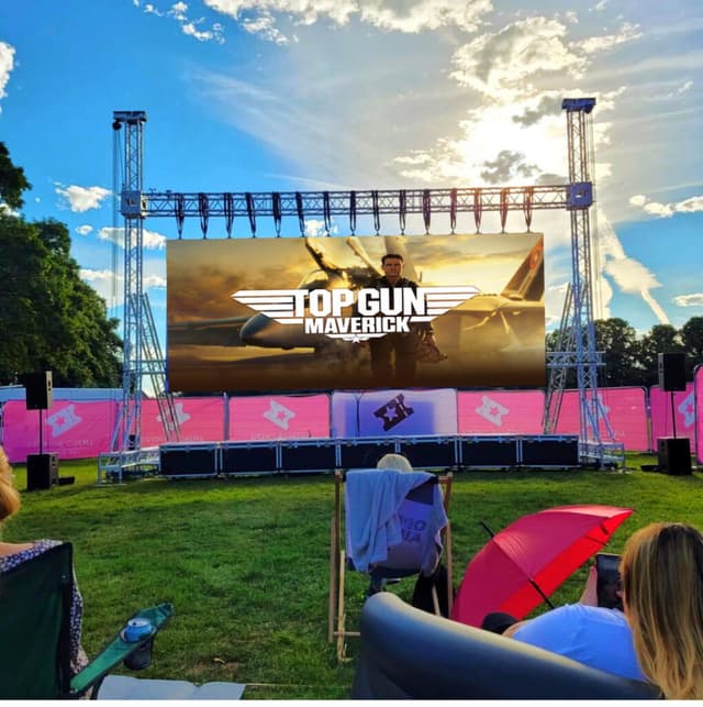Outdoor Cinema - Wedding Marquee Hire