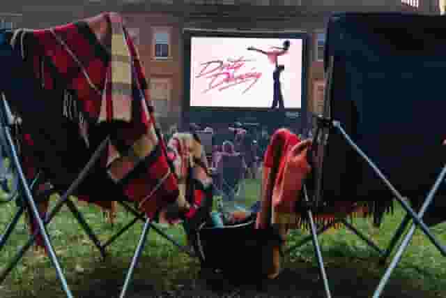 Outdoor Cinema - Wedding Marquee Hire