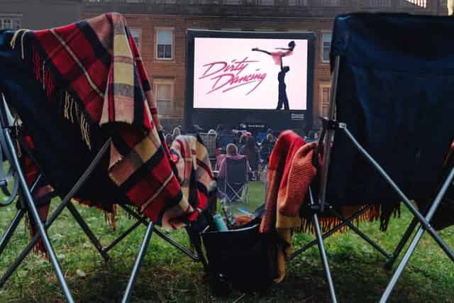 Outdoor Cinema - Wedding Marquee Hire