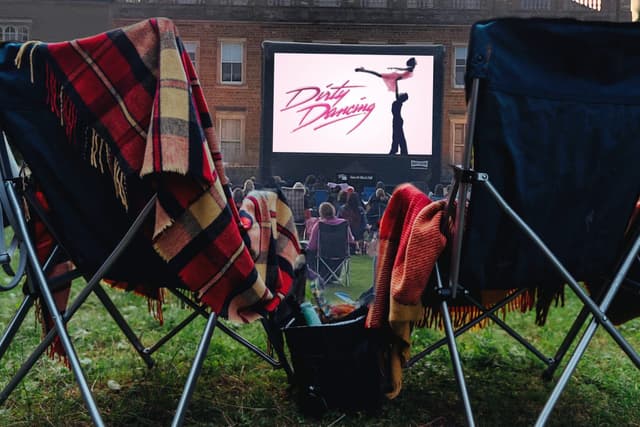 Outdoor Cinema - Wedding Marquee Hire