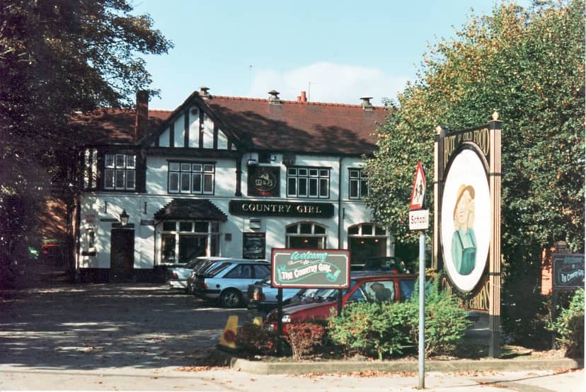 Charming country pub exterior, ideal for team-building and networking events.