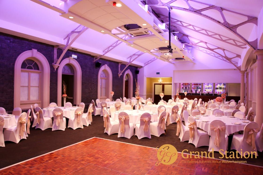 Elegant Brunel Suite at Grand Station, perfect for weddings and formal gatherings.