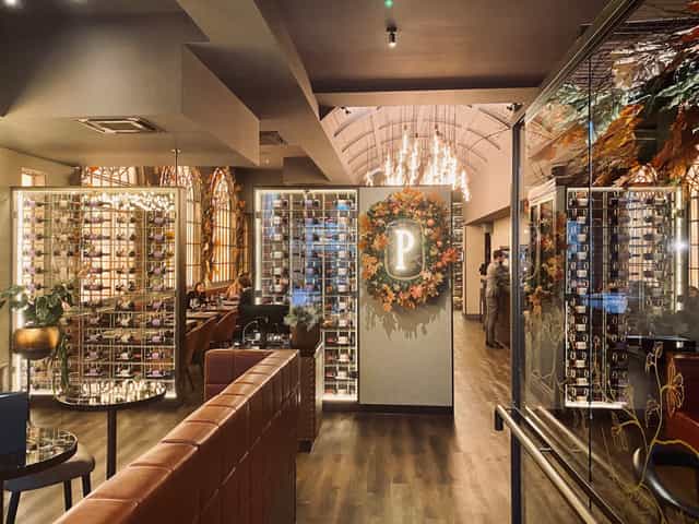 Byzantium Tapas venue with elegant decor, perfect for corporate events and social gatherings.