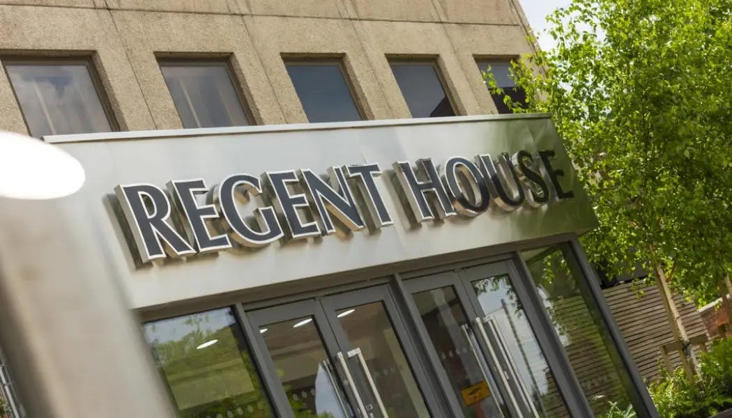 Modern Boardroom at Regent House, ideal for corporate meetings and events.