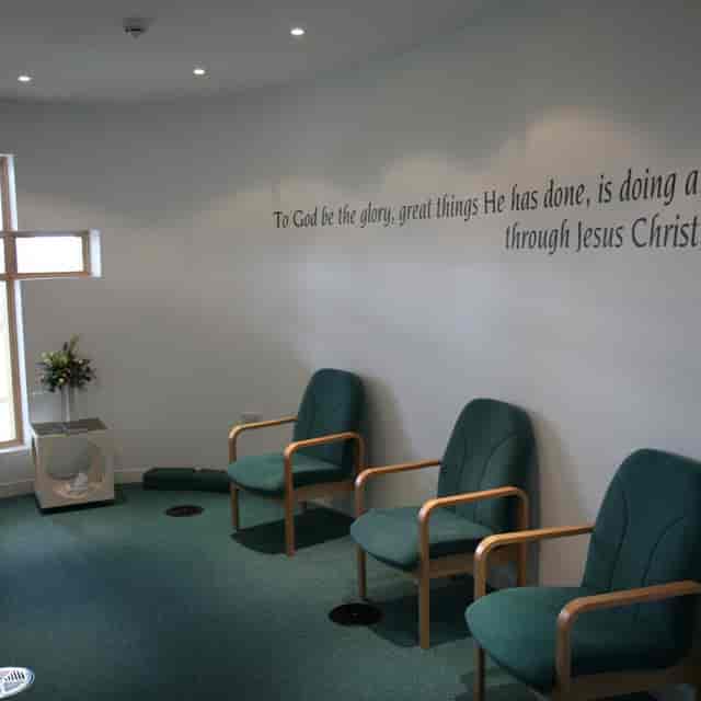 Main Sports Hall at Harvest Fields: serene meeting space for workshops and gatherings.