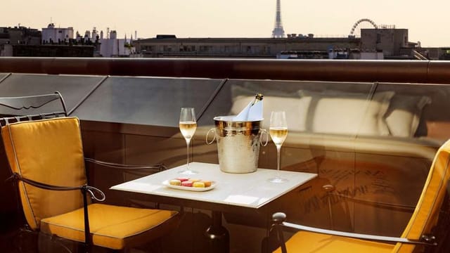 Saint Eustache Lounge rooftop with elegant seating, ideal for upscale events and networking.