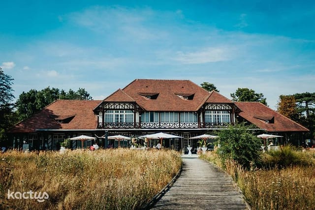 Charming rustic venue with patio for outdoor weddings and corporate retreats.