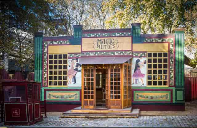 Magic Mirror attraction at Musée des Arts Forains, perfect for themed parties and events.