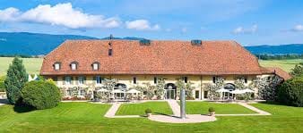 Athena venue at Portes des Iris, elegant architecture for corporate events and weddings.