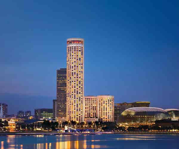 Mercury at Swissotel The Stamford, Singapore skyline, ideal for corporate events.