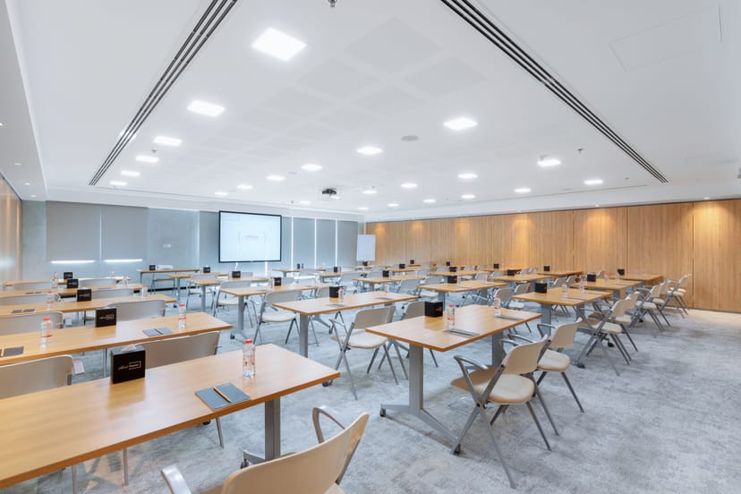 Modern conference room in Dubai Knowledge Park, perfect for workshops and training sessions.