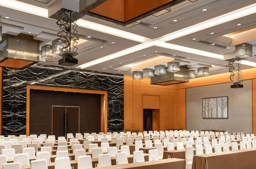 Ballroom I and II at Hyatt Regency Hong Kong, modern conference room for events.