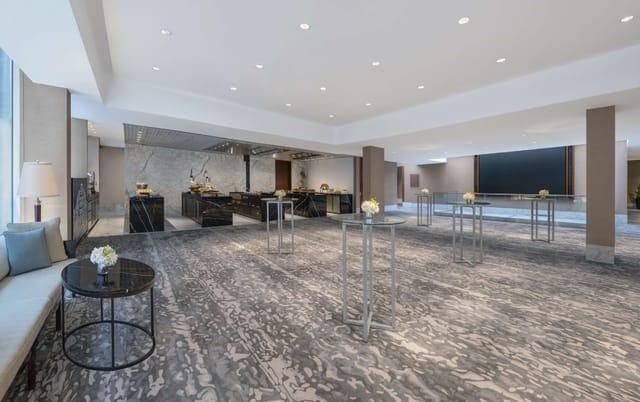 Modern event space at Atelier 2, The Capitol Kempinski Singapore, ideal for receptions and meetings.