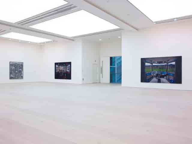 Spacious minimalist gallery for art exhibitions and corporate events at Saatchi Gallery.