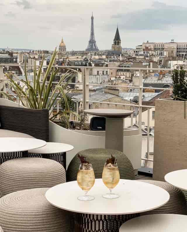 Rooftop Bar with Best View of Paris - Rooftop de l'Hôtel Dame des Arts