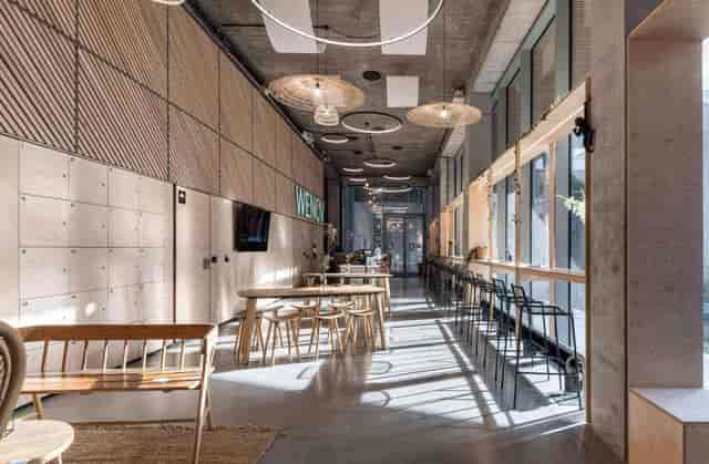 Modern function room at EuraTechnologies, ideal for workshops and networking events.