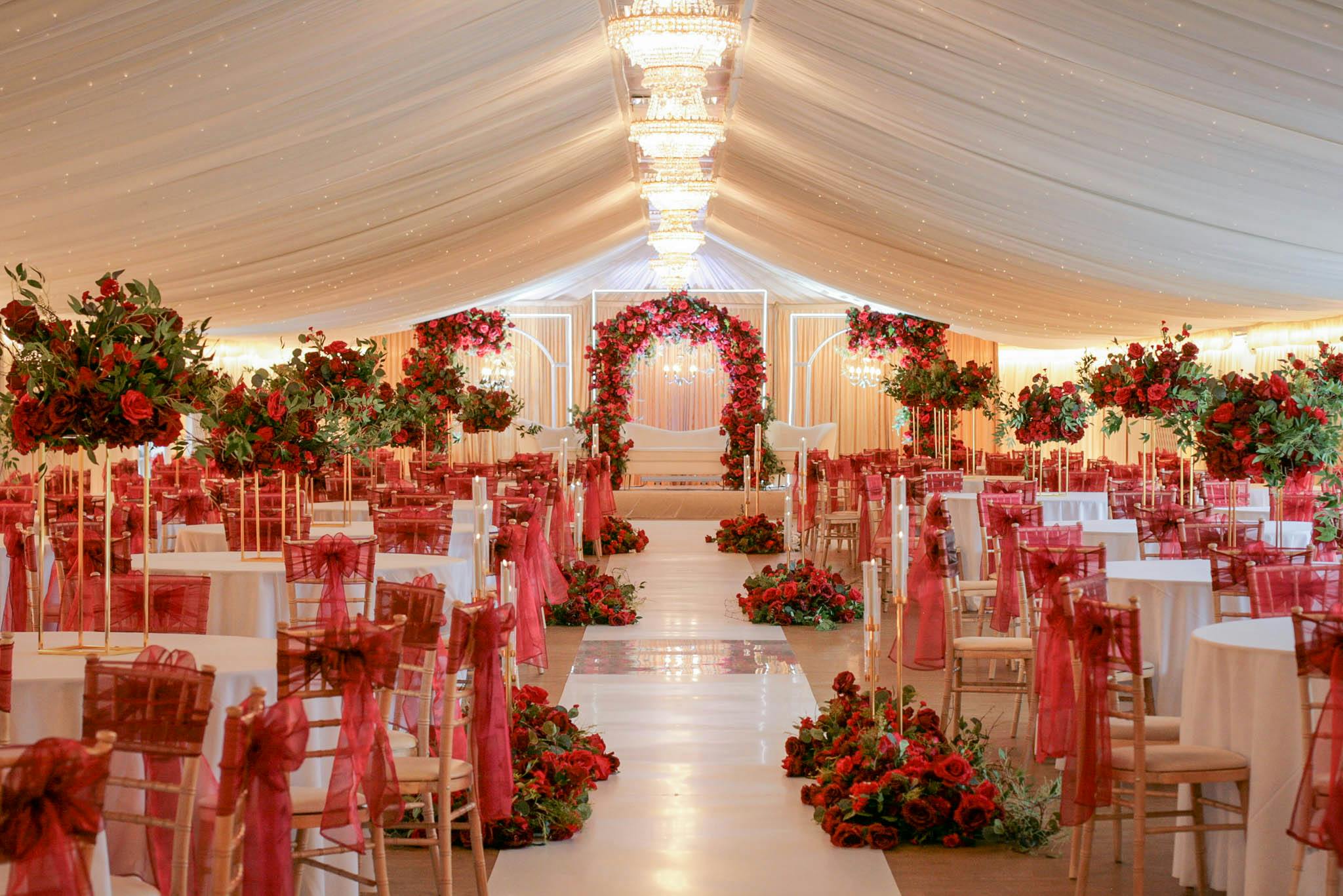 Elegant Banqueting Hall in Fennes, perfect for weddings and formal events.